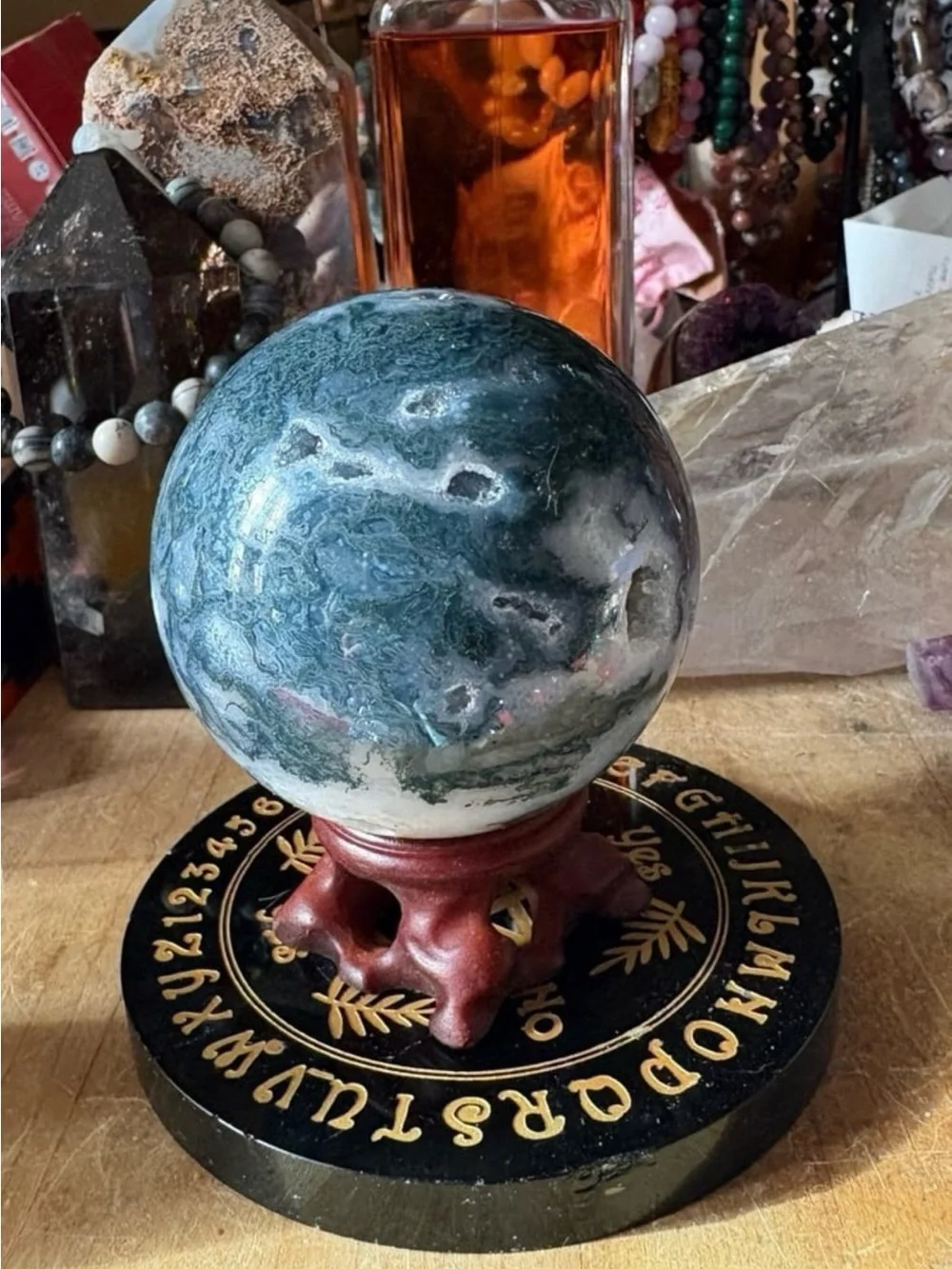 Moss Agate Sphere
